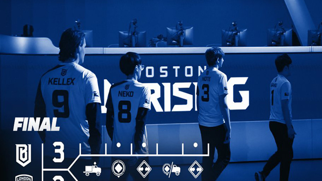 OW : Boston Uprising bat London Spitfire au sein de l'Overwatch League