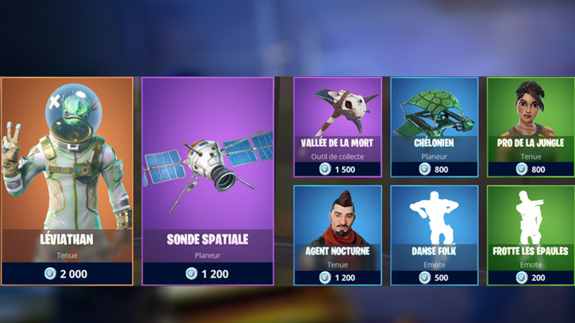 Boutique Fortnite 1 mai