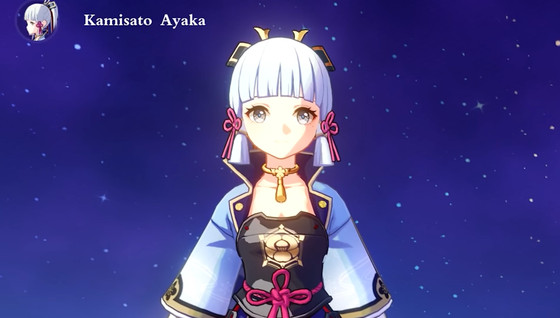 Une vidéo de gameplay sur Ayaka