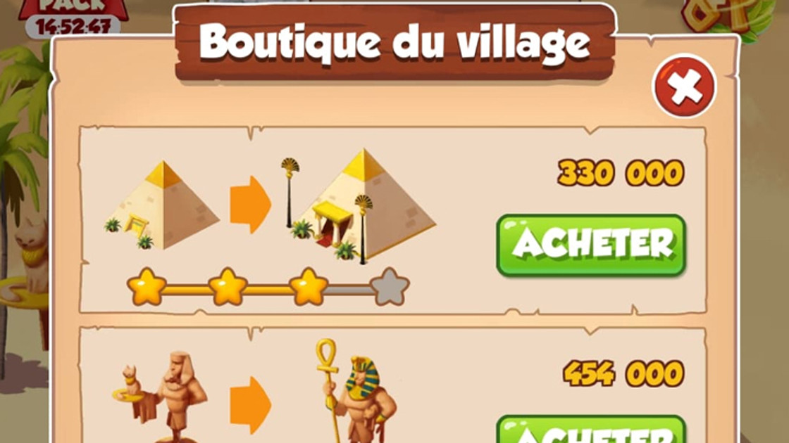 Prix des villages dans Coin Master