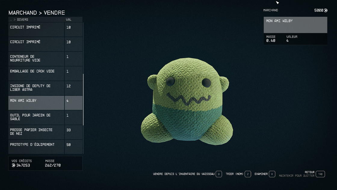 Starfield : Comment vendre vos objets pour le meilleur prix et gagner des crédits facile ?