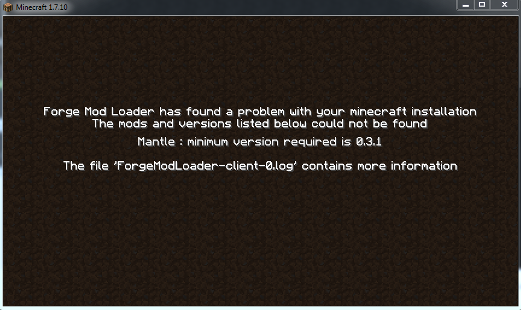 Message-Erreur-Minecraft-Foge