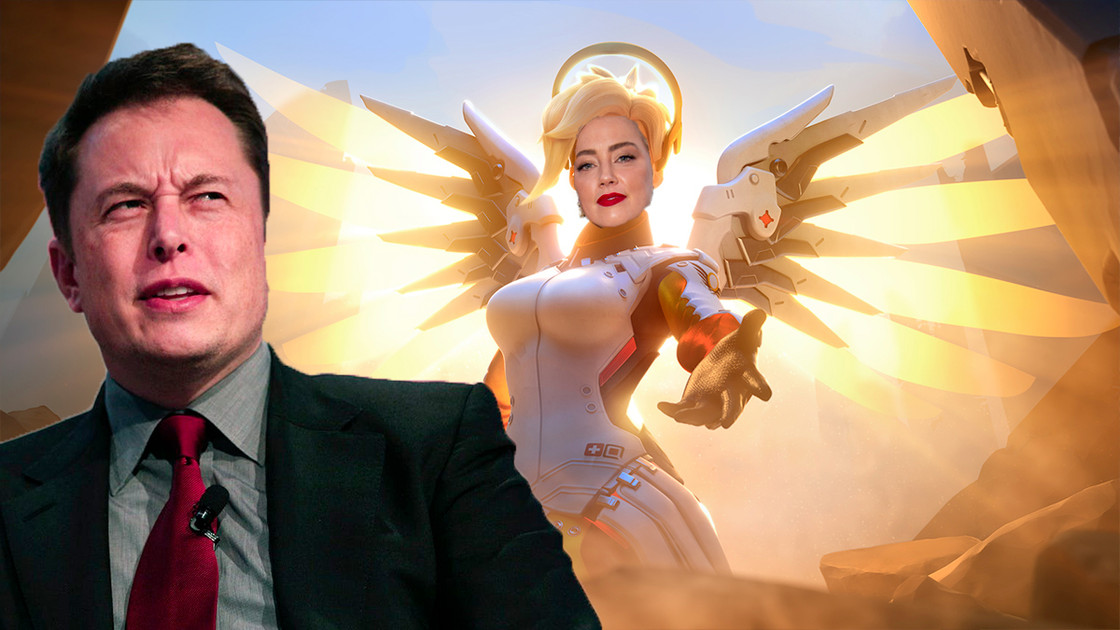 Quand Elon Musk demande à Amber Heard un cosplay d'Ange d'Overwatch : l'anecdote de son autobiographie !