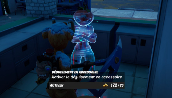 Déguisement en accessoire dans Fortnite, comment se déguiser ?