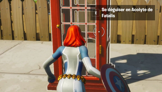 Défi : Utiliser cabine téléphonique en tant que Mystique