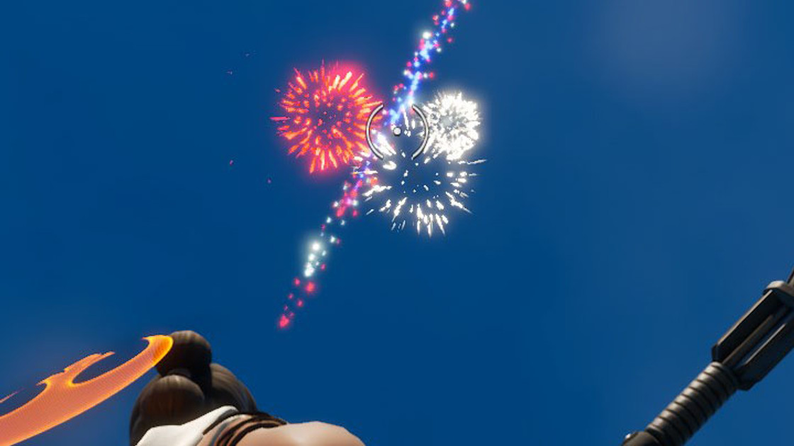 Fortnite : Des feux d'artifice pour le 4 juillet ou Captain América ?