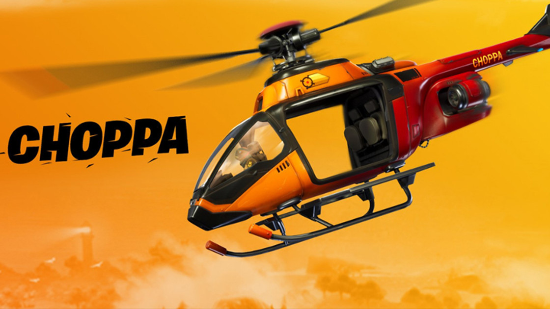 Fortnite : Hélicoptère Choppa, nouveau véhicule dans la maj 12.20