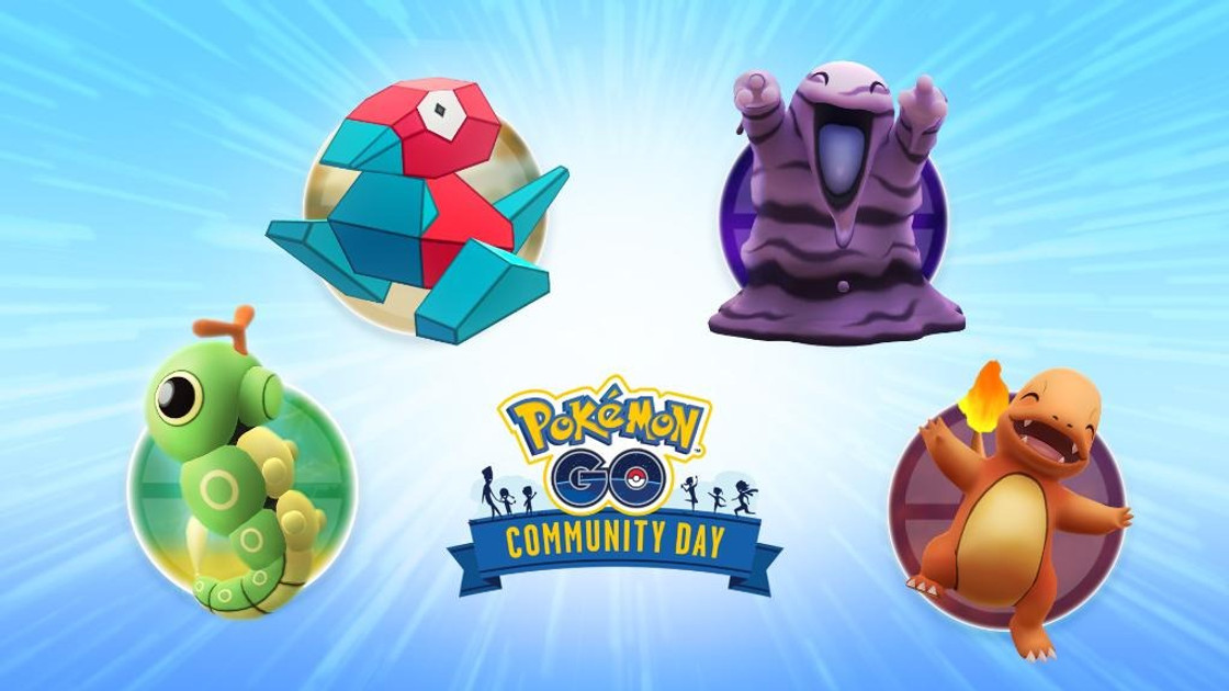 Votez pour le Community Day de septembre et d'octobre sur Pokémon GO : Porygon, Salamèche, Tadmorv ou Chenipan ?