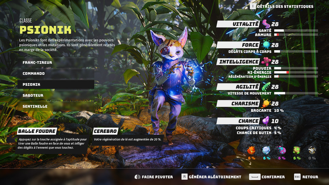 Psyonik Biomutant, build recommandé et présentation