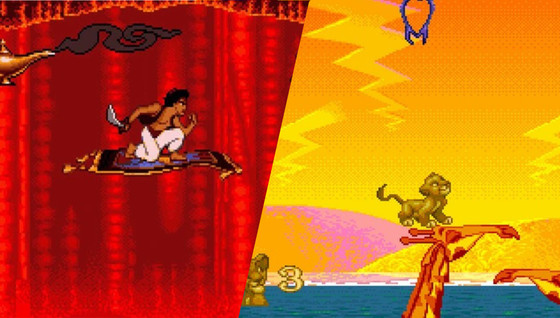 Le Roi Lion et Aladdin SEGA et SNES reviennent !