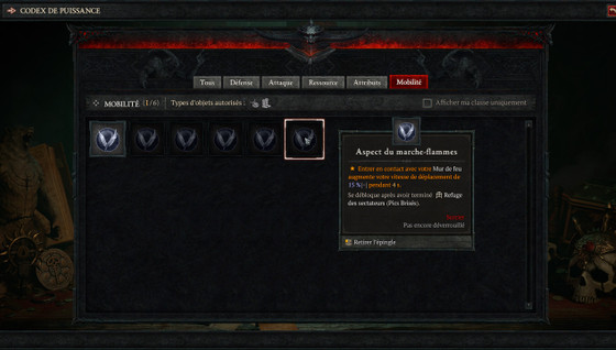 Où trouver l'Aspect de Marche-Flammes dans Diablo 4 ?