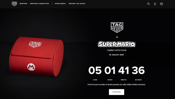 Où acheter la montre TAG Heuer Super Mario ?