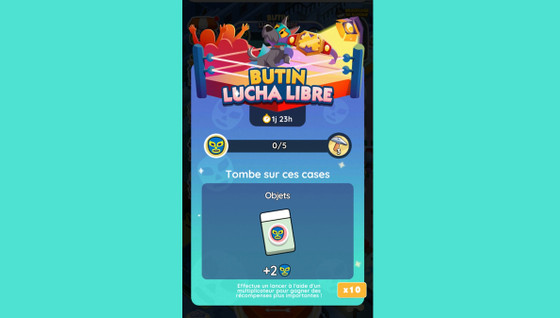 Butin Lucha Libre Monopoly GO, paliers, récompenses et durée pour l'événement de mai 2024