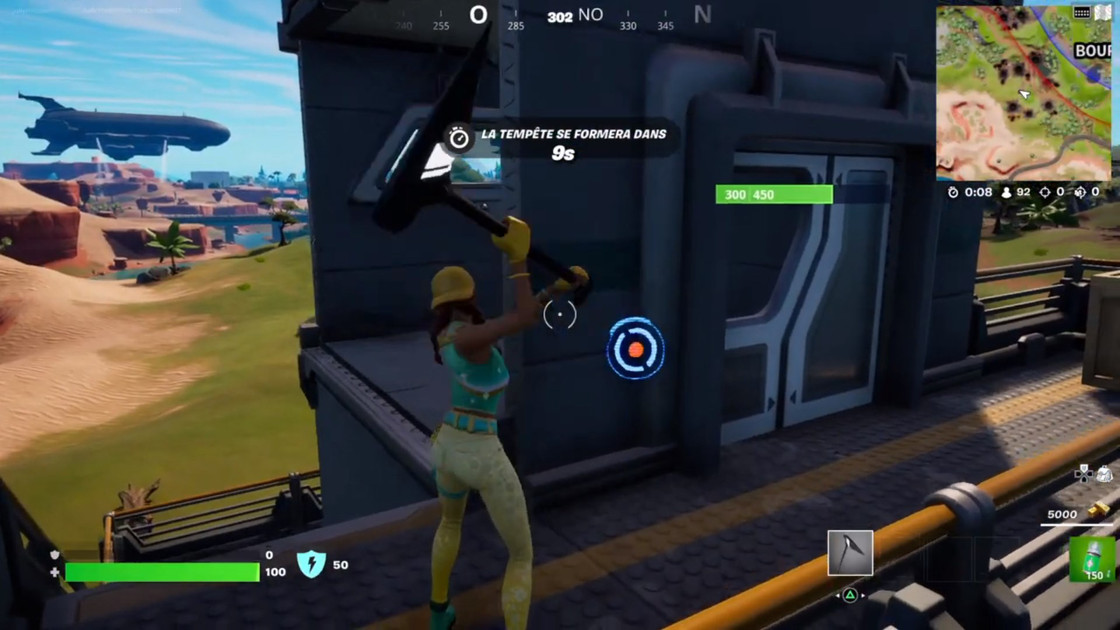 Détruire des structures aux avant-postes de l'IO Fortnite, défi saison 2 chapitre 3