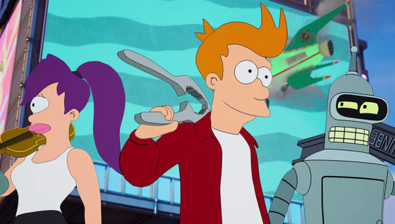 Fortnite s'associe à Futurama et propose des skins pour Fry, Bender et Leela avec le patch 25.20 !