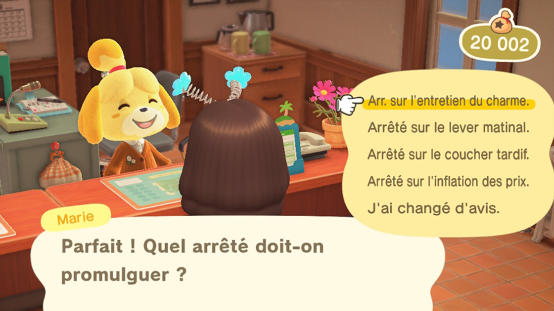 Arrêtés Animal Crossing New Horizons, comment ça fonctionne ?