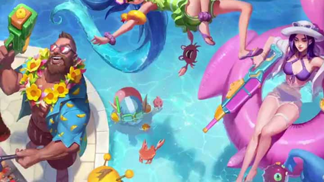 LoL : Skins Pool-Party 2018 - Zoé, Caitlyn et Gangplank