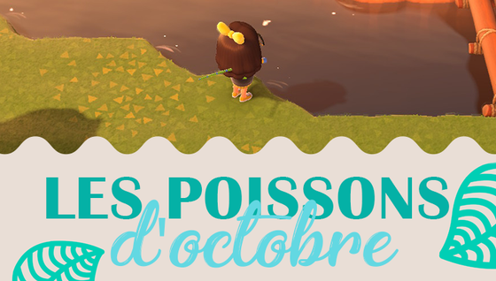 Les poissons à pêcher en octobre