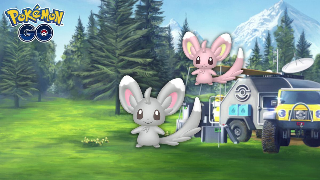Chinchidou (shiny) dans les Heures de Pokémon Vedette de septembre 2022 sur Pokémon GO