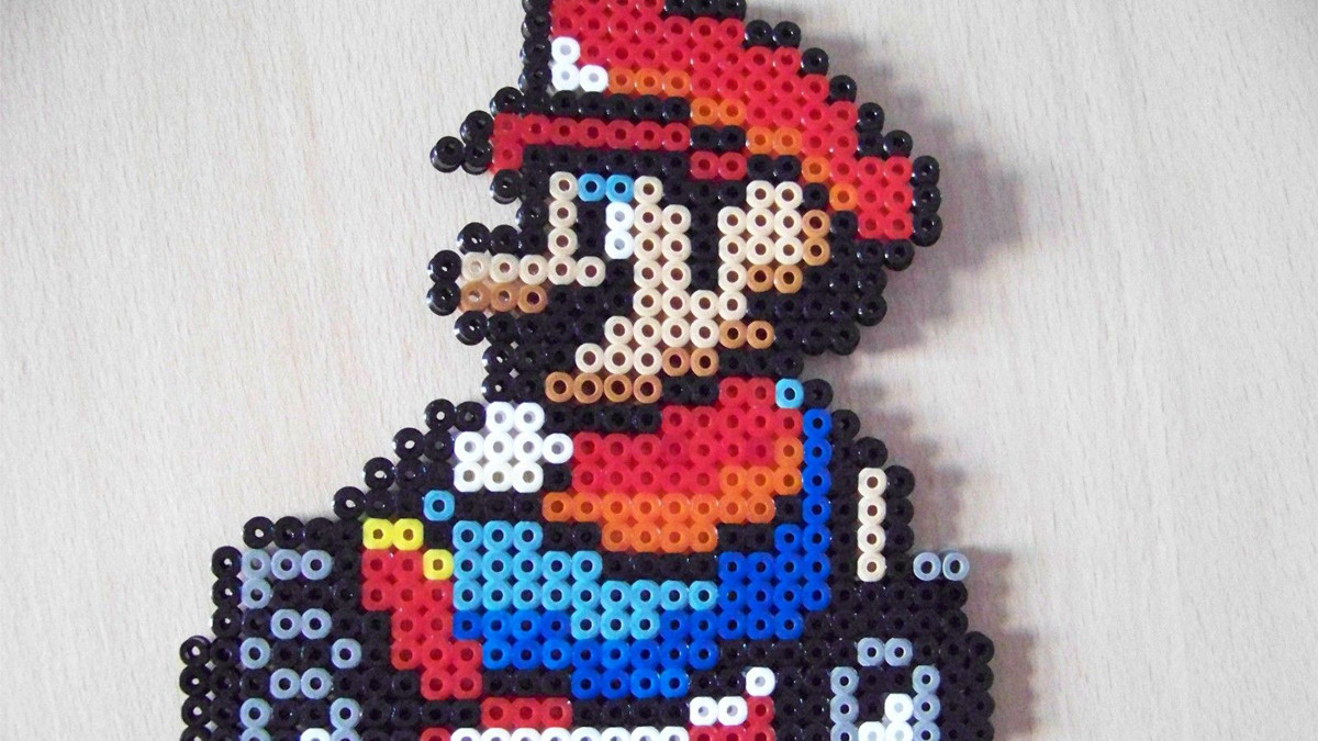 Comment reproduire les persos de Mario en perles à repasser ?