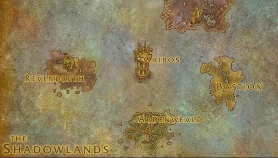 La carte de Shadowlands a été dévoilée