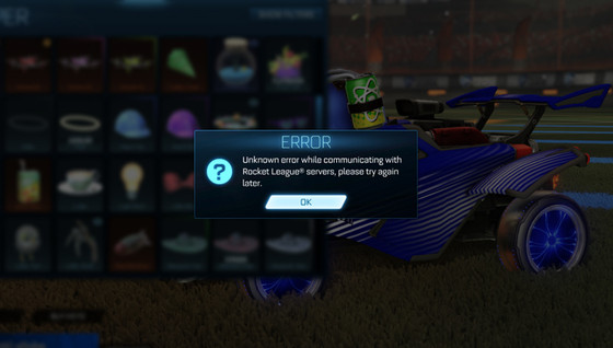 Codes d'erreur sur Rocket League, résoudre les codes error