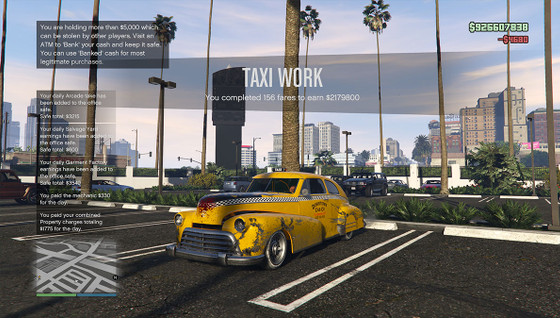 Un joueur gagne une fortune colossale dans GTA Online... en faisant le taxi !