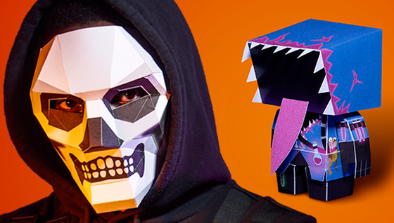 Fabriquez vos propres masques Fortnite pour Halloween !
