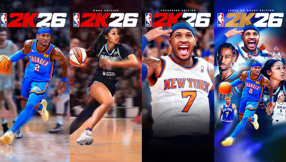 NBA 2K26 dévoile ses éditions et stars de couverture : Shai Gilgeous-Alexander, Angel Reese et Carmelo Anthony à l’honneur