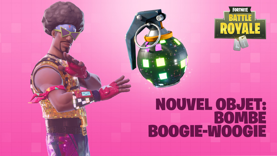 Fortnite : Boogie Bomb, nouvelle grenade