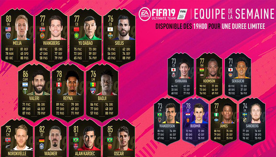 L'équipe de la semaine 41 pour FUT