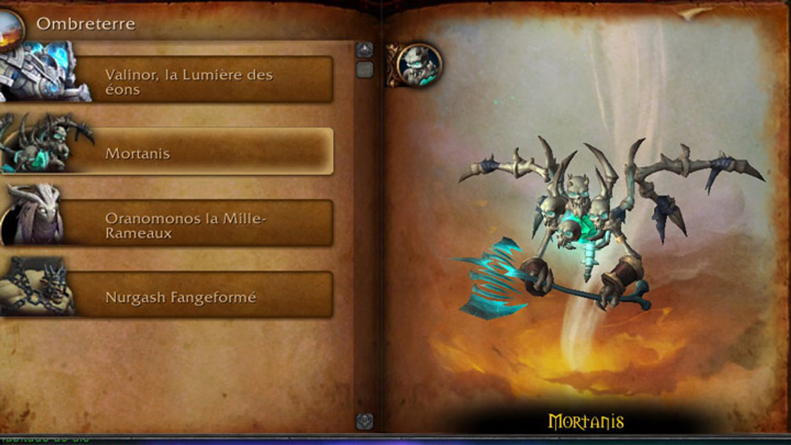 Mortanis WoW, où trouver le World Boss de Shadowlands ?