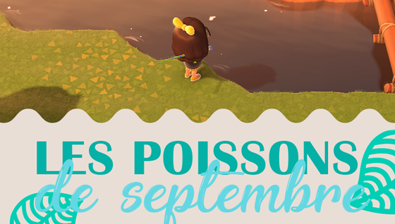 Les poissons à pêcher en septembre