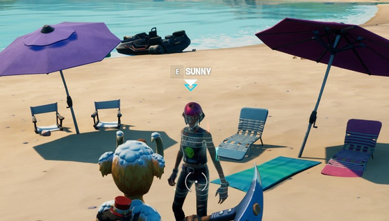 Parler à Joey, Sunny ou Gentille Fleur dans Fortnite, saison 7