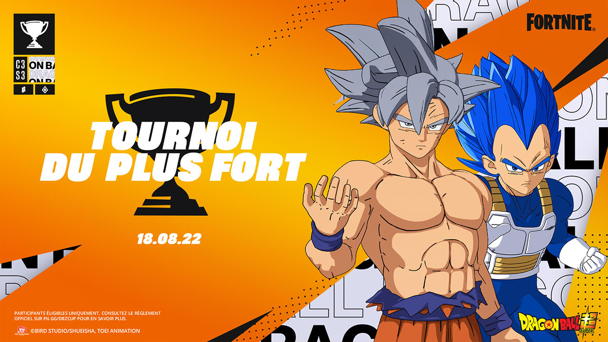 Tournoi du plus fort Fortnite x Dragon Ball, comment y participer ?