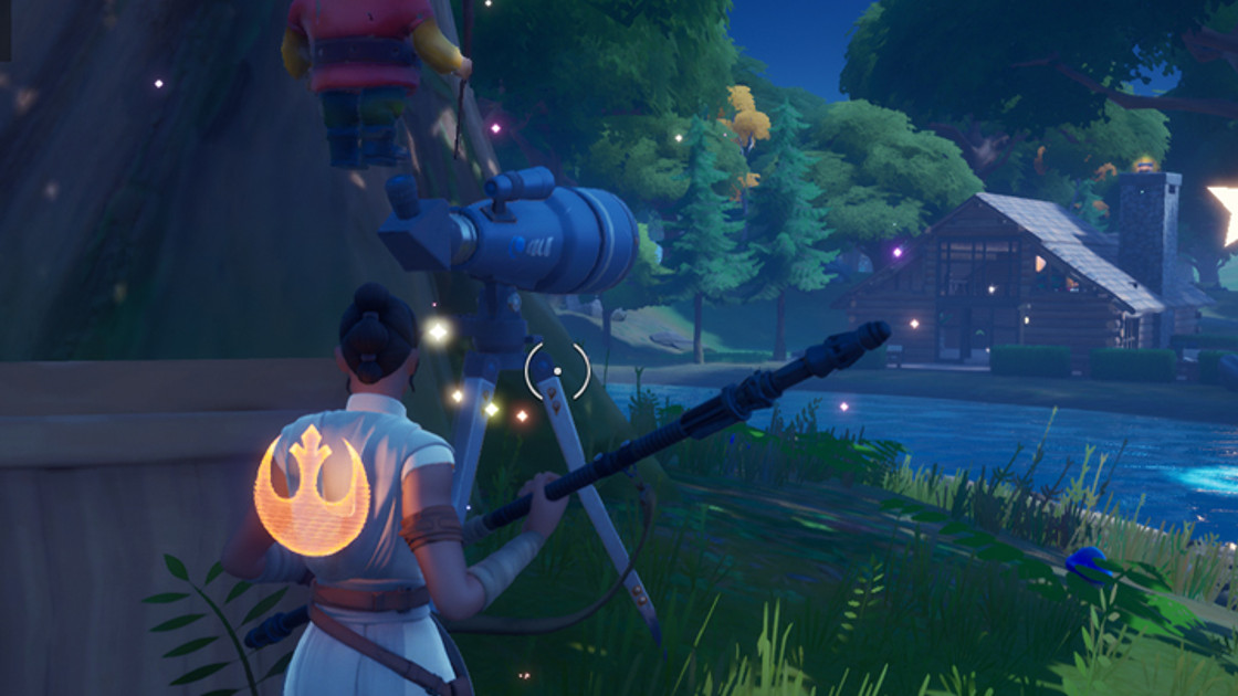 Fortnite : Gnome qui a vu l'ours avec un téléscope, défi caché