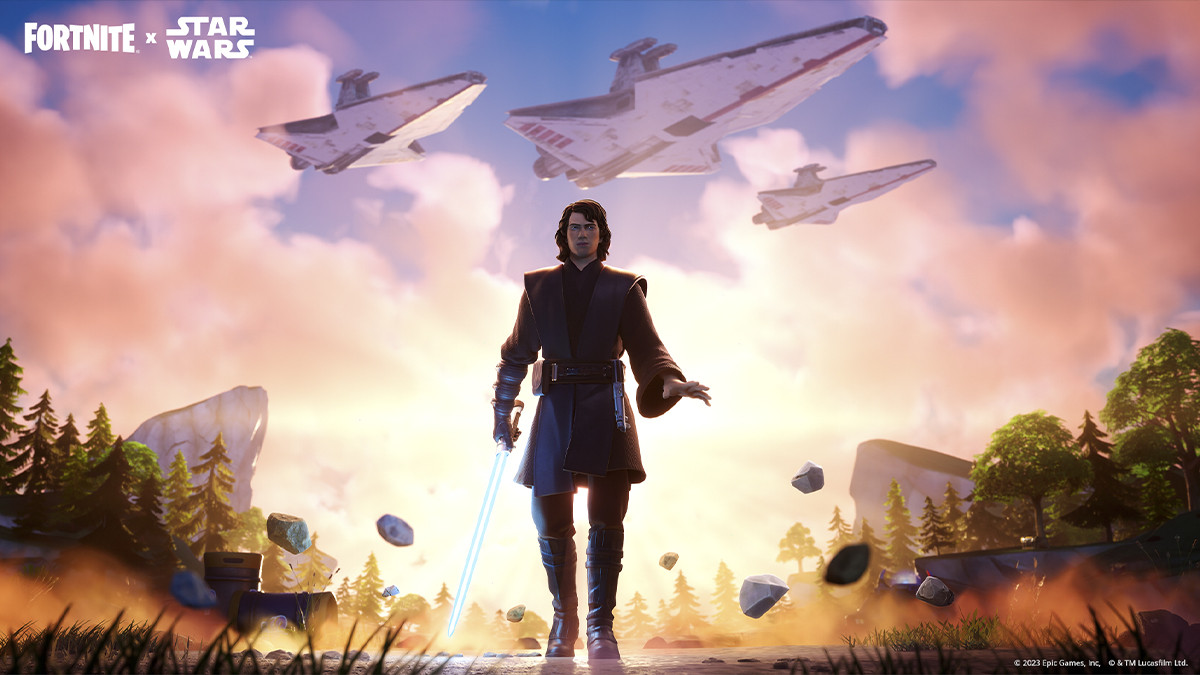 Fortnite : un skin Anakin Skywalker rejoint la collaboration Star Wars