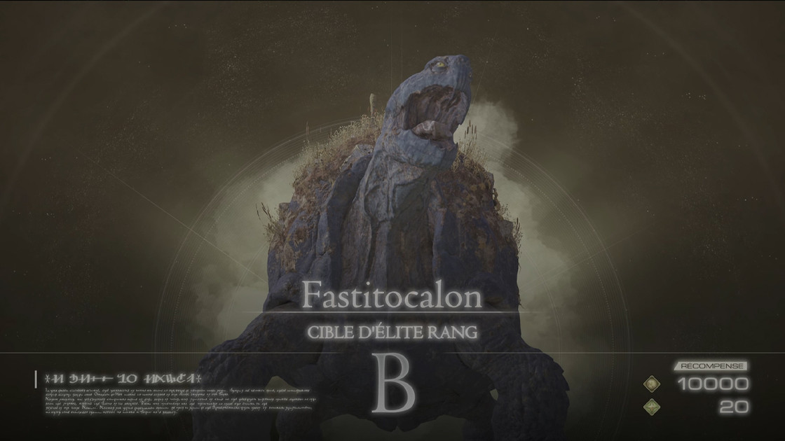 FF16 : Roc tueur d'hommes (Fastitocalon) : où trouver la cible d'élite du Désert de Velkyroj sur Final Fantasy XVI ?