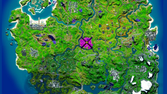 La nouvelle carte du patch 18.40 sur Fortnite