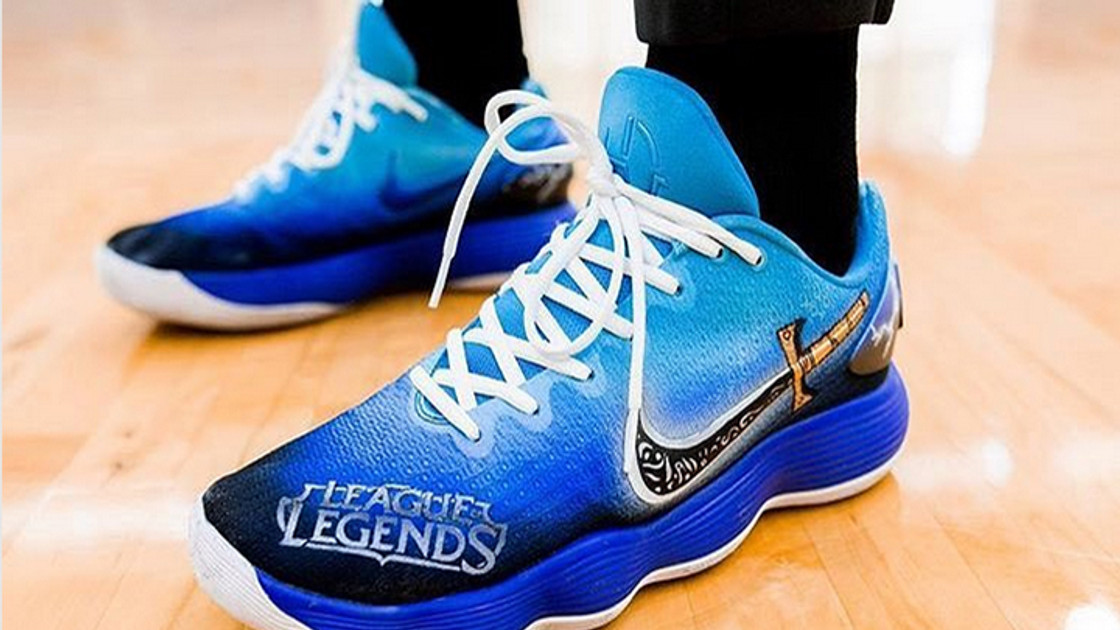 NBA, une paire de chaussure aux couleurs de League of Legends