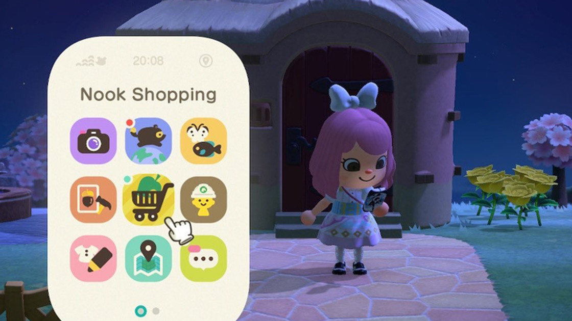 Animal Crossing New Horizons : Nook Shopping, débloquer l'application