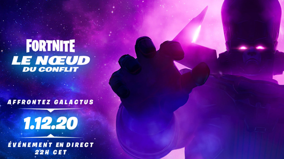 Galactus sur Fortnite, événement Noeud du conflit pour la saison 5