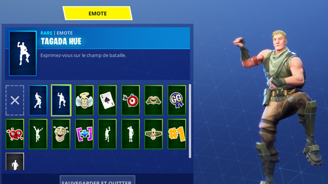 Fortnite : Ajout d'expressions faciales et d'émotions à certaines emotes