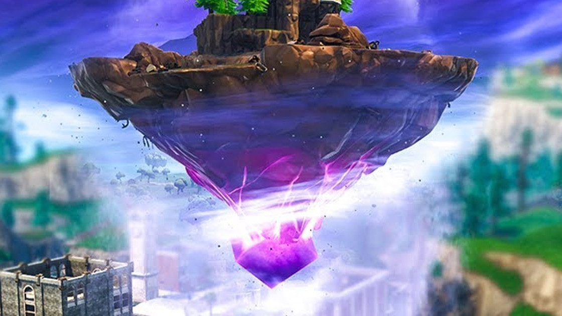 Fortnite : Toucher un grand cube luisant, entrer dans la faille au-dessus de Loot Lake et chercher une capsule d’atterrissage à l'intérieur d'un météor, défi Empreinte Météoritique