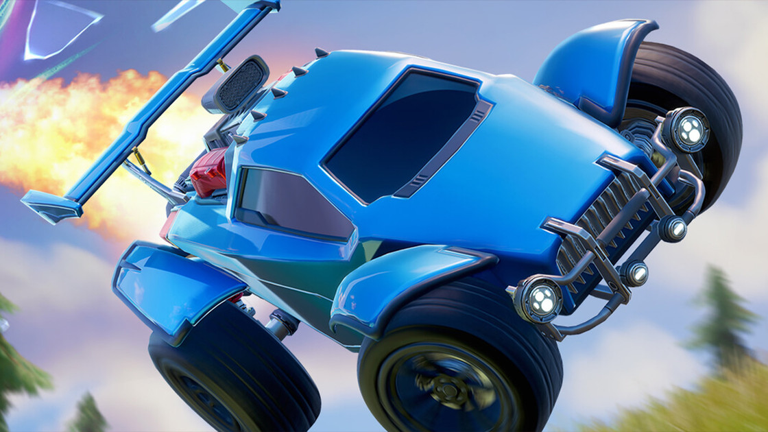 Octane sur Fortnite, où trouver la voiture Rocket League sur la map ?