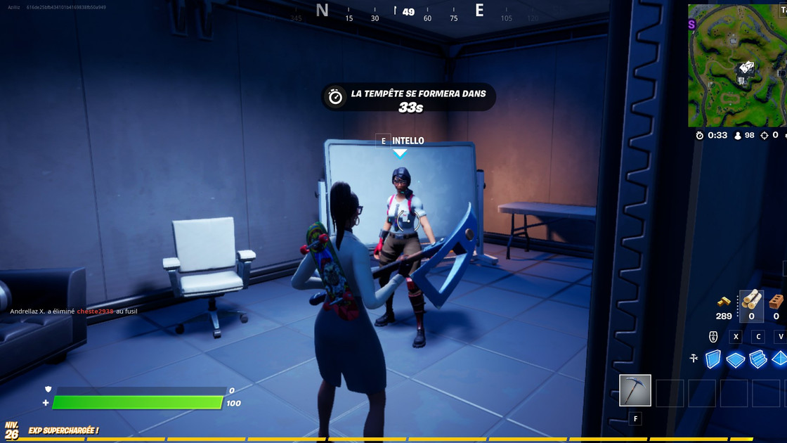 Où est Intello dans Fortnite, emplacement du PNJ ?