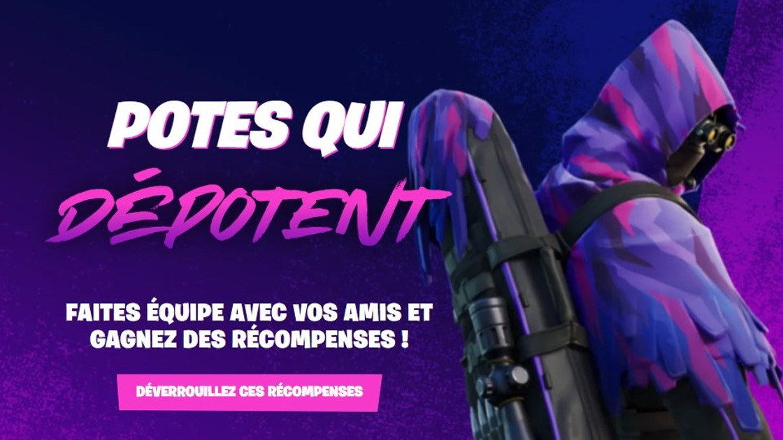 Potes qui dépotent, le nouvel évènement sur Fortnite