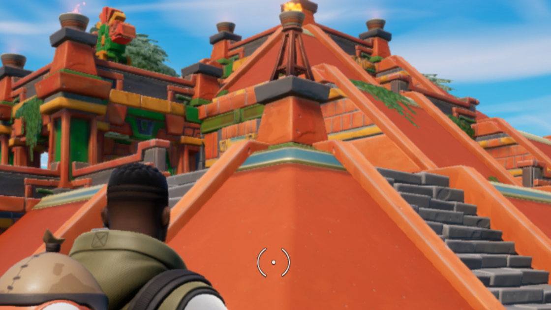 Collecter de la pierre au Temple, aux Ruines ou à la Pyramide paumée, fortnite saison 1 chapitre 3