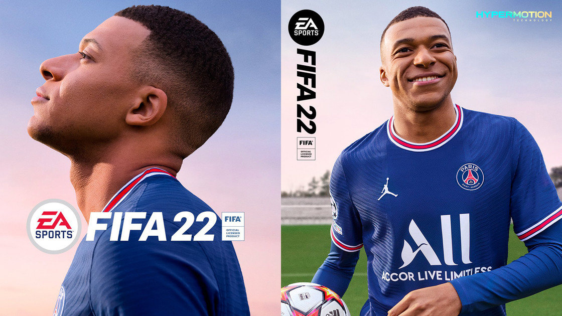 Cover FIFA 22, Mbappé est sur la pochette