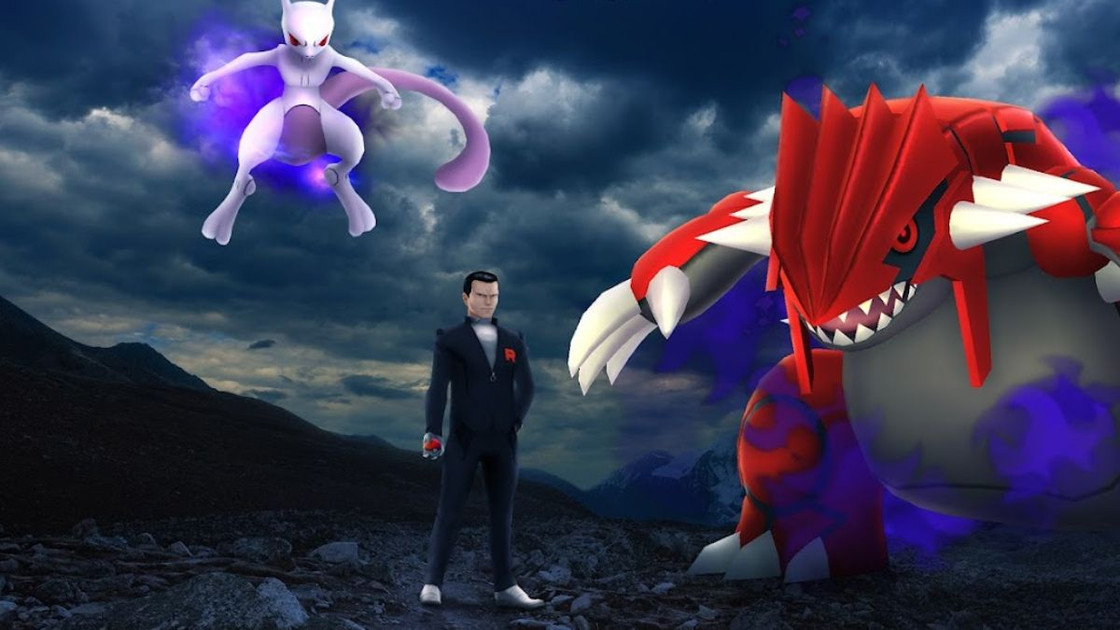 Un Monde 100% Rocket, l'étude spéciale pour trouver Giovanni et Groudon obscur sur Pokémon Go